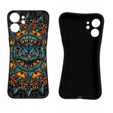 Angry Owl Art Samsung S20 Back Cover